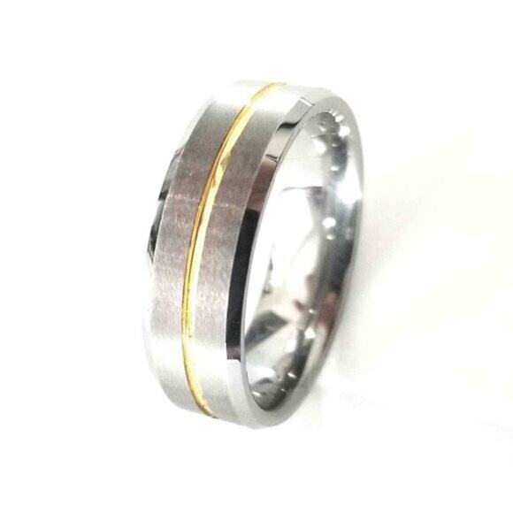 New tungsten carbide ring size 14 - Picture 2 of 3